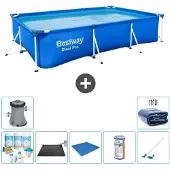 Bestway Steel Pro Rechteckig - 300x201x66 cm - 8-teilig S21553