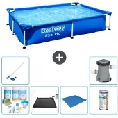 Bestway Steel Pro Rechteckig - 221x150x43 cm - 7-teilig S22062