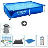 Bestway Steel Pro Rechteckig - 221x150x43 cm - 6-teilig S22063