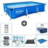 Bestway Steel Pro Rechteckig - 300x201x66 cm - 7-teilig S21570