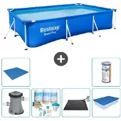 Bestway Steel Pro Rechteckig - 300x201x66 cm - 7-teilig S21562