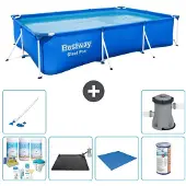 Bestway Steel Pro Rechteckig - 300x201x66 cm - 7-teilig S22078