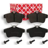 Febi Bremsbelagsatz, Scheibenbremse 16833 Hinterachse für PEUGEOT DS CITROËN