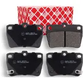 Febi Bremsbelagsatz, Scheibenbremse 16723 Hinterachse für CHERY TOYOTA