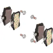 Brembo Bremsbelagsatz, Scheibenbremse p68024 für VAUXHALL RENAULT PEUGEOT CITROËN SAMSUNG