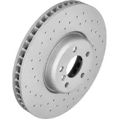 ZIMMERMANN Bremsscheibe 150293652 Vorderachse links Gelocht 348mm 36mm für BMW (BRILLIANCE) TOYOTA