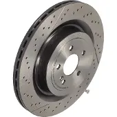 Brembo Bremsscheibe 09b87911 Geschlitzt/Gelocht 360mm 26mm für MERCEDES-BENZ