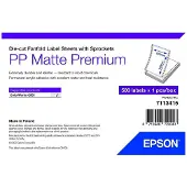 Epson 7113415, Weiß, Selbstklebendes Druckeretikett, Gestanztes Etikett, Zickzackfaltung, Tintenstrahl, Acryl