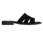 Carmela für Damen. 16306101-NEGRO Ledersandalen 163061 schwarz (36), Wohnung, Spaltleder, Keine, Lässig