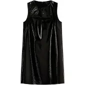 Armani Exchange für Damen. XW001812AF18859UC001 Kleid mit Rundhalsausschnitt schwarz (XS), Lässig, Party, Viskose, Ärmellos / Hosenträge