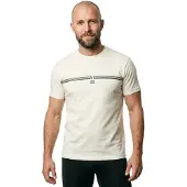 Armani Exchange für Herren. XM002522AF10334U1074 T-Shirt Basic cremeweiß (L), Beige, Lässig, Baumwolle, Kurzarm