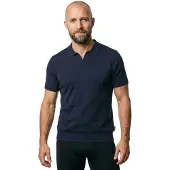 Ecoalf - Olmo Knit - Polo-Shirt Gr S blau