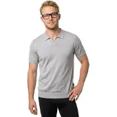 Ecoalf - Olmo Knit - Polo-Shirt Gr S grau