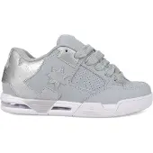 Dc-shoes Sneaker "Command", Mädchen, Gr. 9(40,5), grau (grau, silber), Obermaterial:52.53% Leder + 47.47% Synthetic., Schuhe Sneaker
