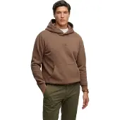 Superdry für Herren. M2014442A Braunes Kapuzensweatshirt mit Micro-Logo (XXL), Lässig, Baumwolle