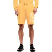 EA7 für Herren. 7M001414_AF22266 Core Identity Bermudashorts gelb (XXS), Lässig, Sportlich, Baumwolle, Senf
