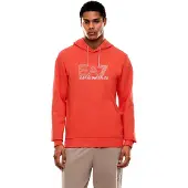 EA7 für Herren. 7M001313_AF13512 Sweatshirt Sichtbarkeit Regular rot (XS), Lässig, Baumwolle
