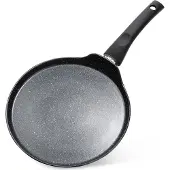 Artemis Granitpfanne für Pfannkuchen, Omeletts, niedrig, flach, 24 cm