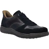 Josef seibel Schnürschuh "Baxter 01, dunkelblau-kombi", Herren, Gr. 40, blau (dunkelblau, kombi), Obermaterial: 100% Rindsleder Leather cow., Schuhe Schnürschuh