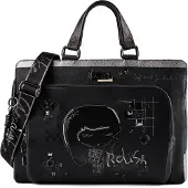 Anekke Businesstasche Laptoptasche mit Laptopfach Iron Briefcase Multicolor schwarz