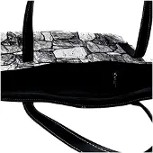 Markenlos Personalisierte Schultertasche aus Kunstleder, mehrfarbig