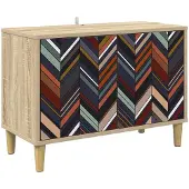 Syfax TV-Schrank OMMEN 69 x 33 x 50 cm Sonoma Holzwerkstoff