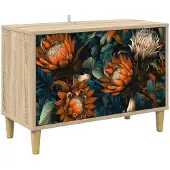 Syfax TV-Schrank LOCHEM 69 x 33 x 50 cm Sonoma Holzwerkstoff