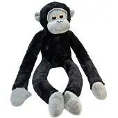 PMS Gorilla Stofftier mit Klett Gliedmaßen - ca. 80 cm