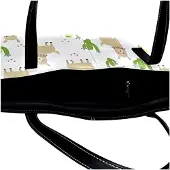 Markenlos Yamma in Natur Personalisierte Handtasche aus Kunstleder, Schultertasche, Mehrfarbig