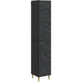Syfax Schrankset 2 stk. Schwarz Holzwerkstoff