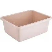 Altom Design Rechteckige Kunststoffschüssel 11 L Taupe