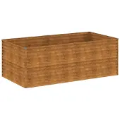 vidaXL Hochbeet 196x100x69 cm Cortenstahl
