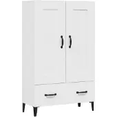 vidaXL Highboard Weiß 70x31x115 cm Holzwerkstoff