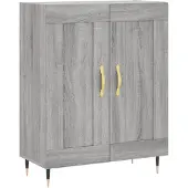 vidaXL Sideboard Grau Sonoma 69,5x34x90 cm Holzwerkstoff