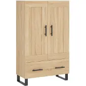 vidaXL Highboard Sonoma-Eiche 69,5x31x115 cm Holzwerkstoff