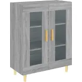 vidaXL Sideboard Grau Sonoma 69,5x34x90 cm Holzwerkstoff