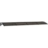vidaXL Türvordach Schwarz 350x75 cm Polycarbonat