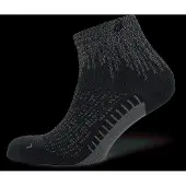 Asics - Performance Run Sock Quarter - Laufsocken Gr 47-49 schwarz