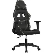 vidaXL Gaming-Stuhl Schwarz und Tarnfarben Kunstleder