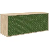 Syfax Wandmontierter TV-Schrank GELEEN 102 x 33 x 40 cm Sonoma-Eiche