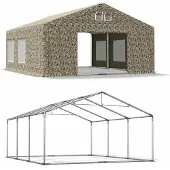 Das Company Summer Party Tent 4x6 Sand SUMMER FLOOR CAMO