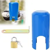 OEM Außenschluss für draußen - Anti-Diebstahl-Schlusssicherung - Wasserhahnschutzabdeckung - Blau