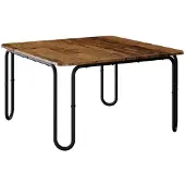 Syfax Couchtisch Altholz 79,5 x 79,5 x 45 cm Holzwerkstoff