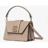 Marc Ellis Schultertasche von , aus 100% Rindsleder, Beige/Nude, elegant und vielseitig