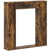 Syfax Kaminumrandung Raucheiche 100 x 20 x 100 cm Holzwerkstoff