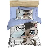 L'essentiel Maison , PH172, Baby-Bettbezug-Set, Lila, 100 x 150 cm