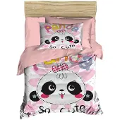 L'essentiel Maison , PH154, Baby-Bettbezug-Set, Pulver, 100 x 150 cm