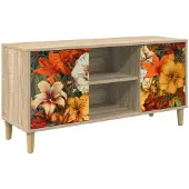 Syfax TV-Schrank GENNEP 102 x 33 x 50 cm Sonoma Holzwerkstoff