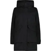 CMP Woman Padded Padded Parka FIX Hood nero (U901) 44