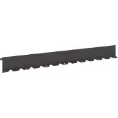 vidaXL Raseneinfassung 30 stk. 102 x 10 x 4 cm Stahl Schwarz